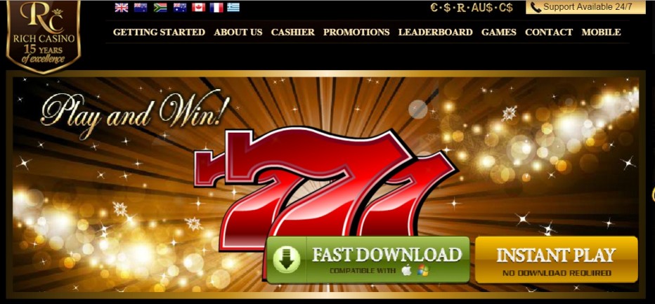 Бонус 50 $ в онлайн казино Rich без депозита