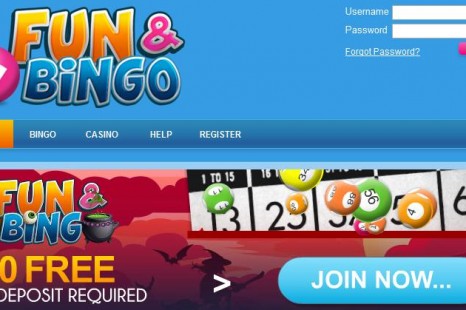 Бездепозитный бонус £/$/€10 Fun and Bingo