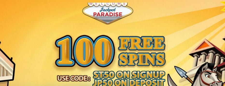 50 бесплатных вращений Jackpot Paradise Casino