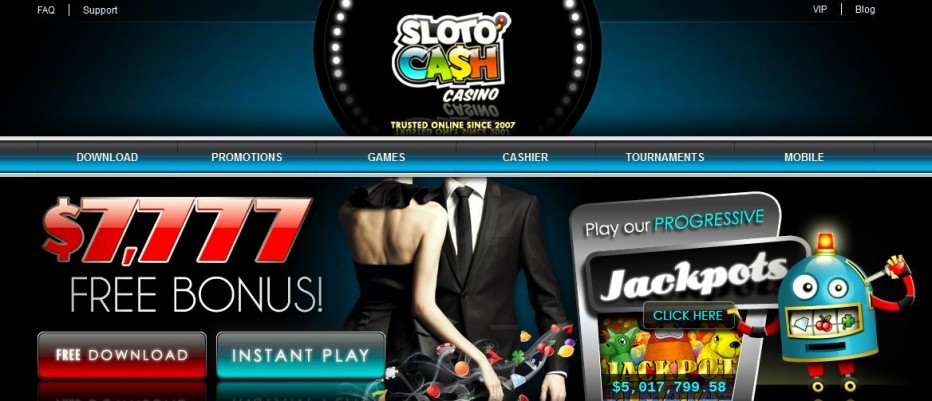 Бездепозитный бонус 31$ SlotoCash Casino