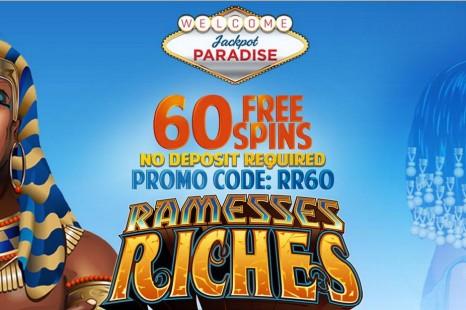 60 бесплатных вращений Jackpot Paradise Casino