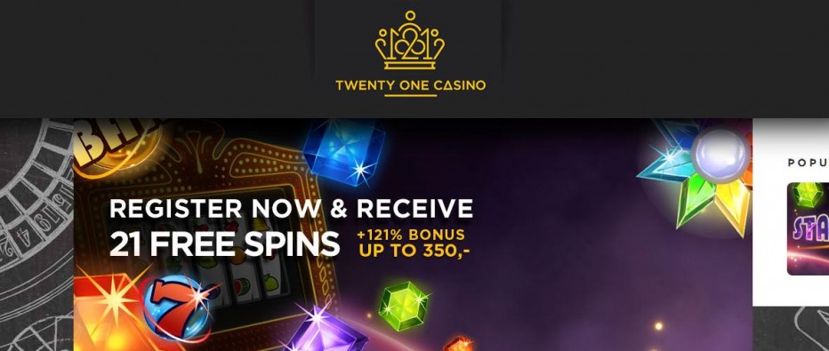 21 бесплатных вращений Twenty One Casino