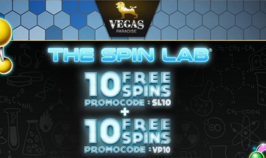 10 бесплатных вращений Vegas Paradise Casino