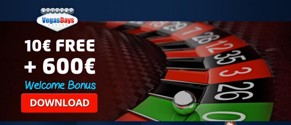 Бездепозитный бонус €10 Vegas Days Casino