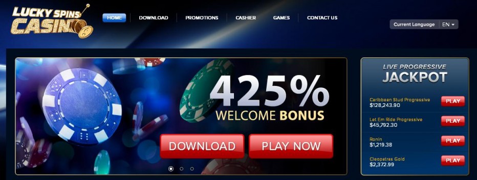 Бездепозитный бонус $70 Lucky Spins Casino