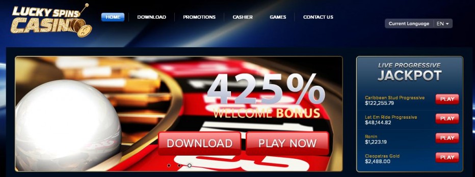 Бездепозитный бонус $72 Lucky Spins Casino