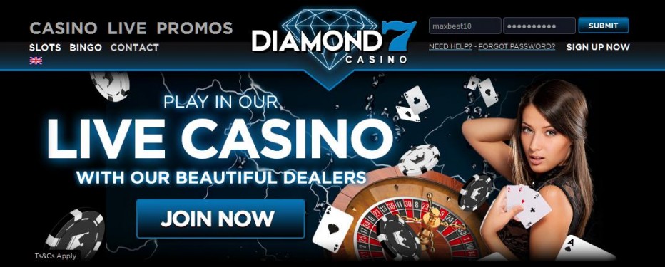50 бесплатных вращений Diamond7 Casino