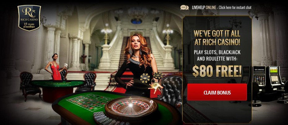 Бездепозитный бонус $55 Rich Casino