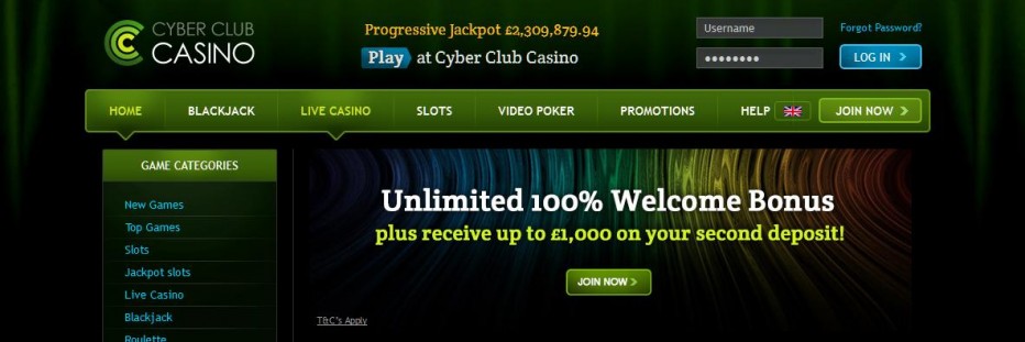 25 бесплатных вращений Cyber Club Casino