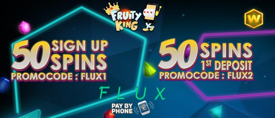 50 бесплатных вращений Fruity King Casino