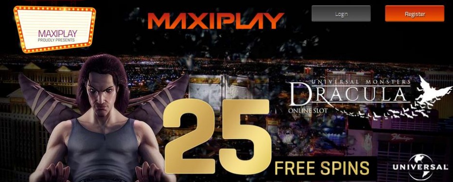 25 бесплатных вращений MaxiPlay Casino
