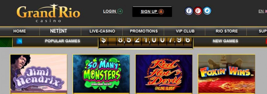 70 бесплатных вращений GrandRio Casino