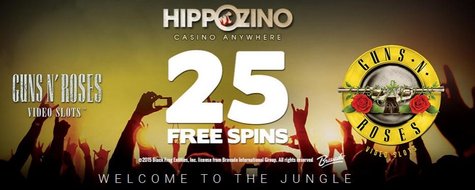 25 бесплатных вращений Hippozino Casino