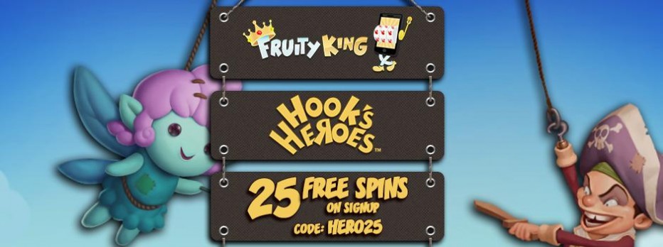 25 бесплатных вращений Fruity King Casino