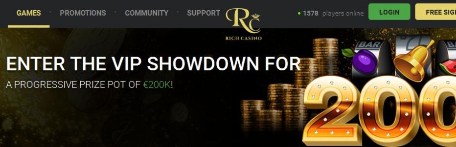 Бездепозитный бонус $25 Rich Casino