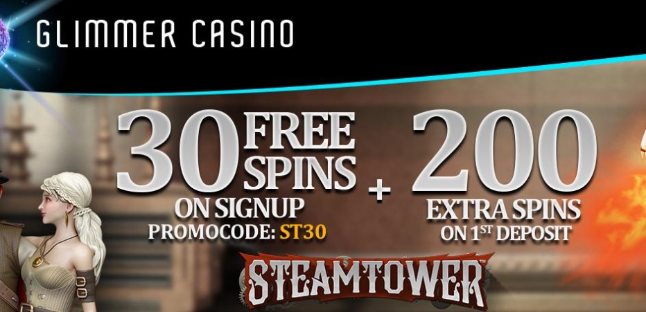 30 бесплатных вращений Glimmer Casino