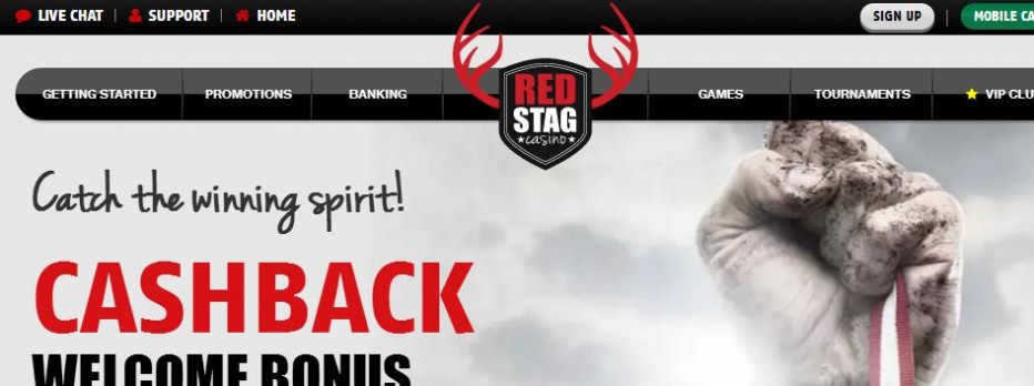 10 бесплатных вращений Red Stag Casino