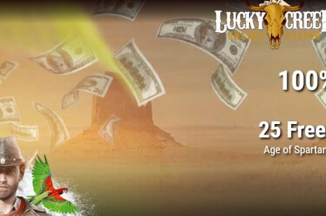 45 бесплатных вращений в казино Lucky Creek