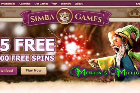 Приветственный бонус 5 € без депозита от Simba Games Casino