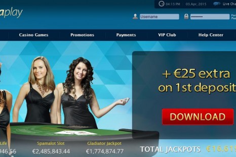 Бездепозитный бонус 25 Free Spins Europa Play Casino
