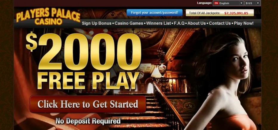 Free Play 2000$ Players Palace Casino