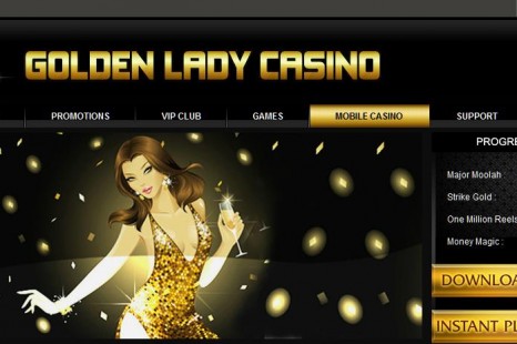 Бездепозитный бонус 259$ от Golden Lady Casino