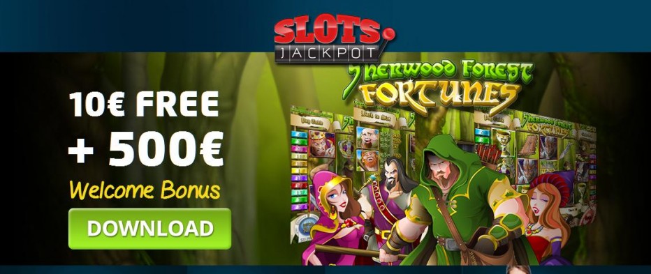 Бездепозитный бонус €10 Slots Jackpot casino
