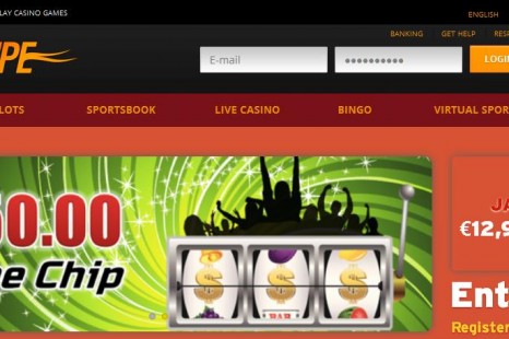 Бездепозитный бонус 10€ Hotstripe Casino