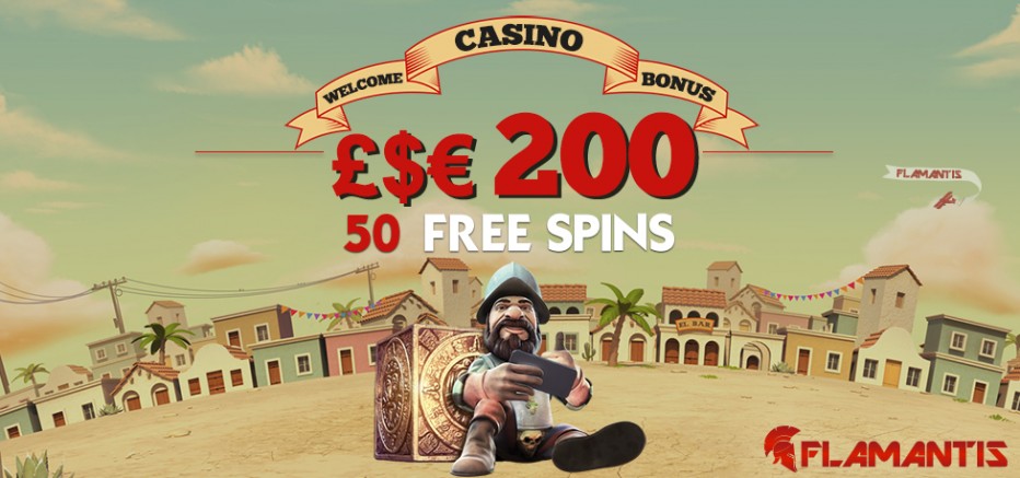 15 бесплатных вращений Flamantis Casino