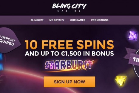 10 бесплатных вращений BlingCity Casino