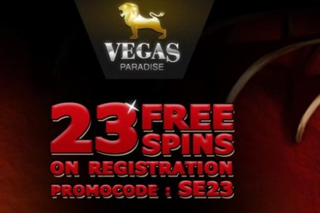 23 бесплатных вращений Vegas Paradise Casino