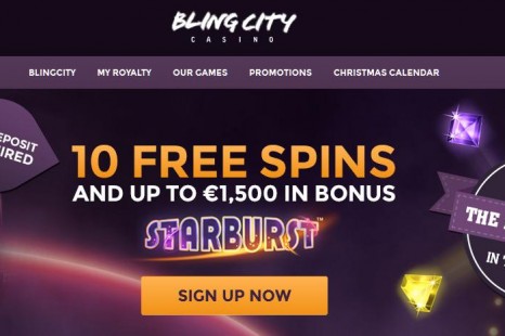 10 бесплатных вращений BlingCity Casino