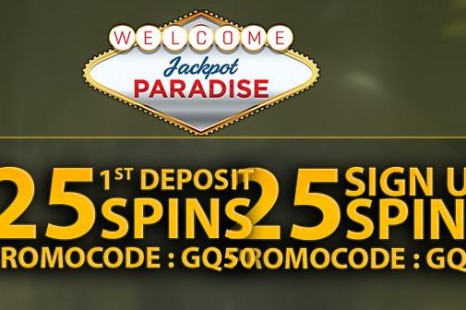 25 бесплатных вращений Jackpot Paradise Casino