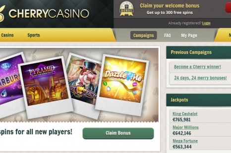 20 бесплатных вращений Cherry Casino