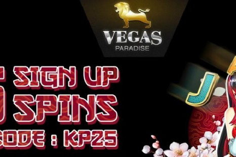 25 бесплатных вращений Vegas Paradise Casino