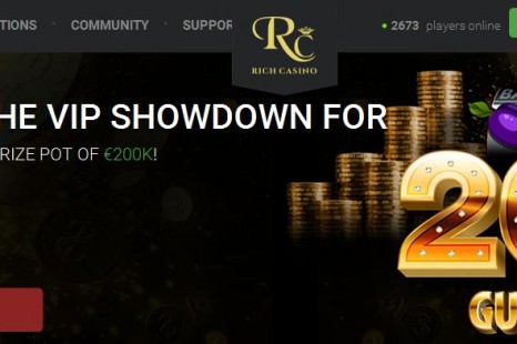 25 бесплатных вращений Rich Casino