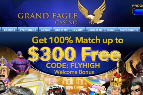 10 бесплатных вращений Grand Eagle Casino