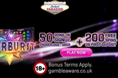 50 бесплатных вращений Jackpot Paradise Casino