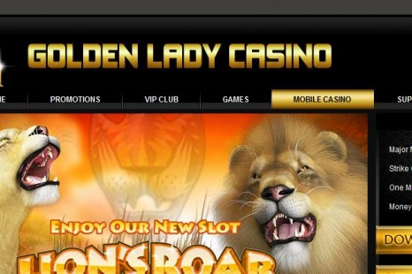 Бездепозитный бонус $302 Golden Lady Casino