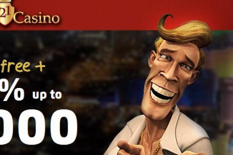 Бездепозитный бонус €10 21Grand Casino