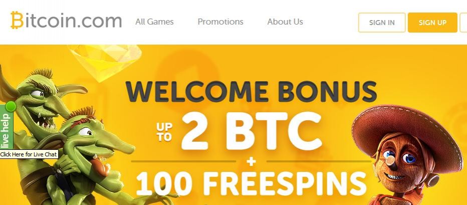30 бесплатных вращений Bitcoin.com Casino