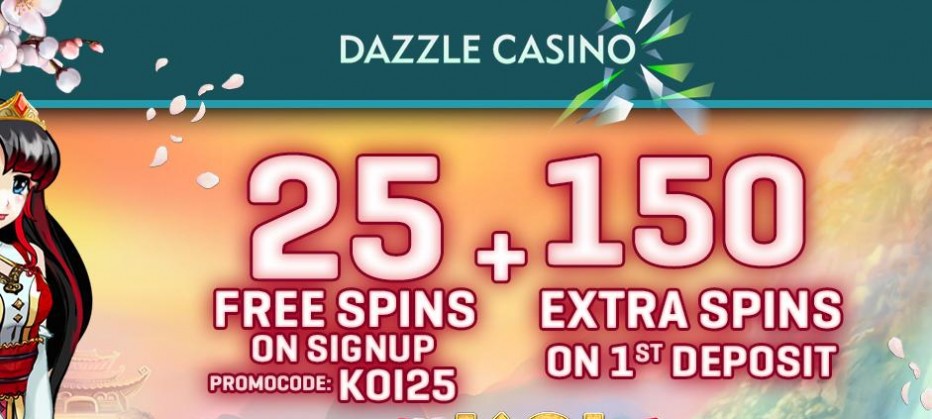 30 бесплатных вращений Dazzle Casino