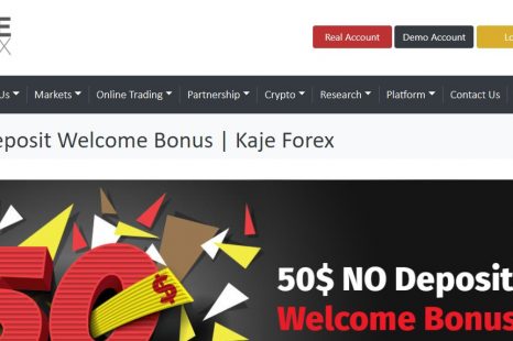 Бездепозитный форекс бонус $50 Kaje Forex