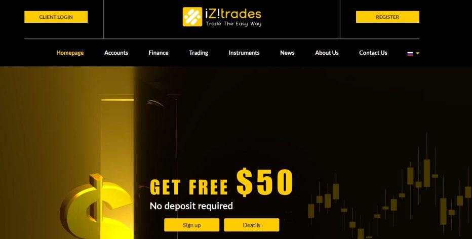 Бездепозитный форекс бонус $50 IZI Trades