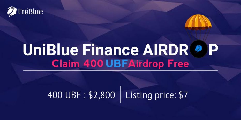 Бесплатная раздача криптовалют UniBlue Finance