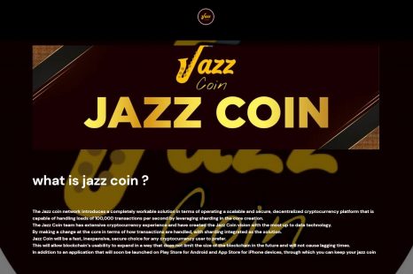 Бесплатная раздача криптовалют $390 Jazz Coin