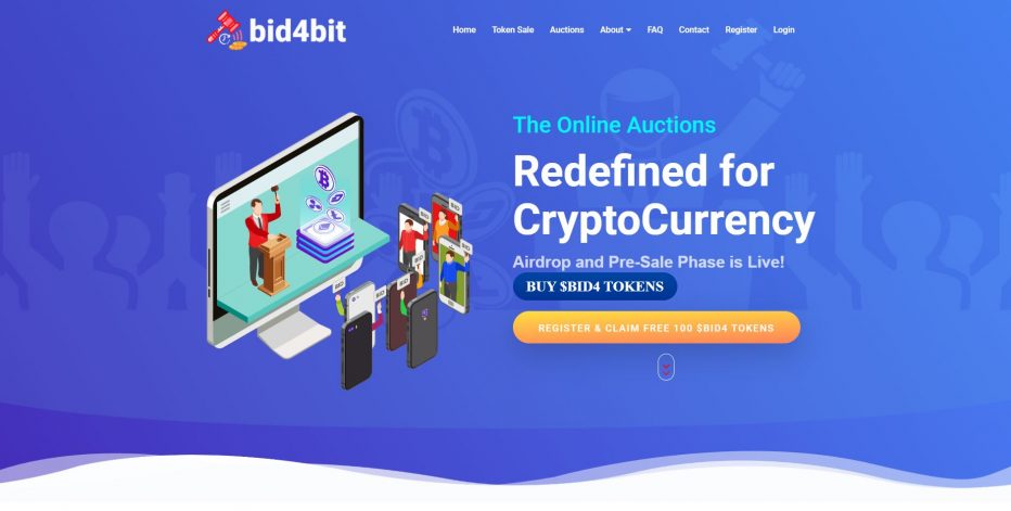 Бесплатная раздача криптовалют $5 bid4bit